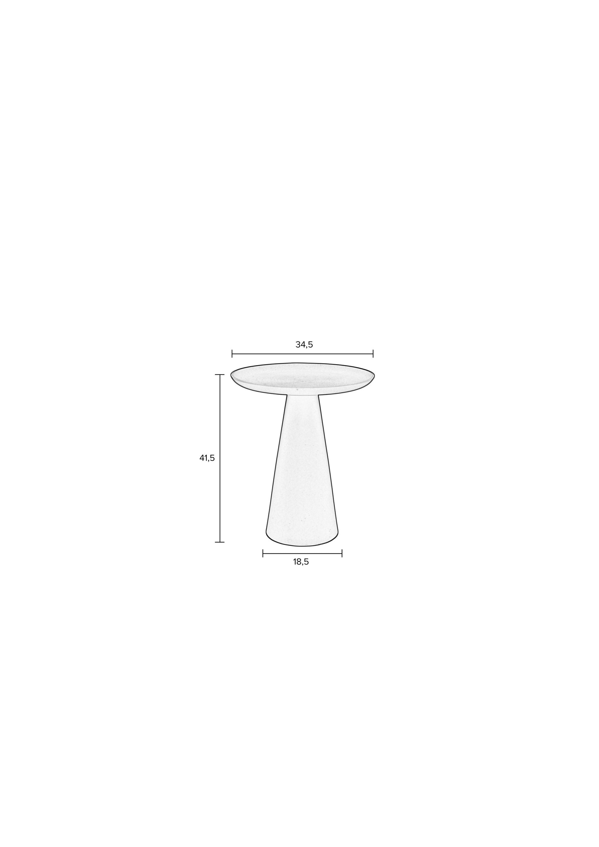 Ringar Rose Pink Round Side Table Medium